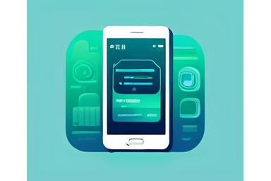 Illustration of a smartphone with eSIM activation on screen